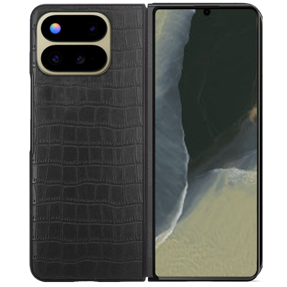 Premium PU Vegan Leather Hard Shell Snap On Slim Fit Hybrid Protective Reinforced Rugged Skin Design
