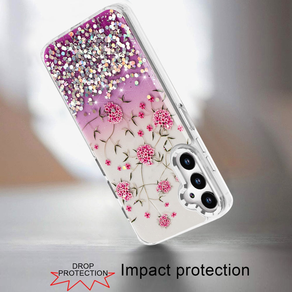 For Samsung Galaxy A16 5G Fashion Beautiful Epoxy Design Hybrid Fashion Stylish TPU Protective, Shockproof Hybrid PC Case Cover
