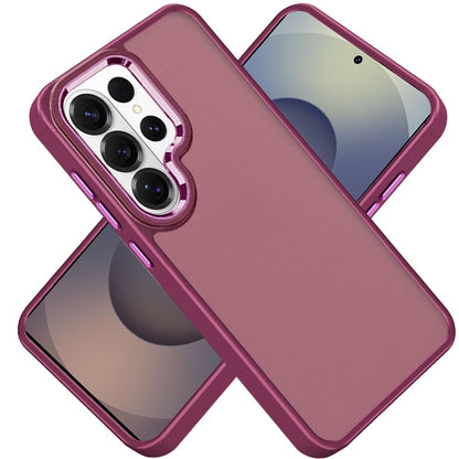 For Samsung Galaxy S26 Ultra Slim Fit Thin Hybrid,Frosted Matte Polished Acrylic Hard PC with TPU Rubber Frame Case Cover