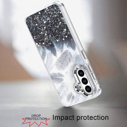 For Motorola Moto G 5G 2025 Fashion Epoxy Glitter Shimmer Design, Hybrid Shockproof TPU, Stylish Sparkle Slim TPU Protective Case Cover