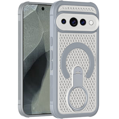 Phone Case for Google Pixel 11 Pro XL Magnetic Honeycomb Hybrid Rugged Armor Ring Kickstand Dual Layer Shock Absorbing Hard PC Soft TPU Cover