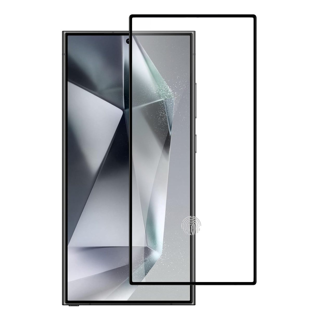 For Samsung Galaxy A57 Privacy Screen Protector, Anti Spy Anti Peeping Tempered Glass Full Protective Film, 9H, Anti Scratch, Easy Install Protector Black