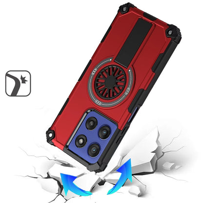 For Motorola Moto G Stylus 5G 2026 /2025 Texture Design Invisible Kickstand Case, MagSafe Compatible Hybrid Shockproof Cover, Car Mount Friendly Case Cover