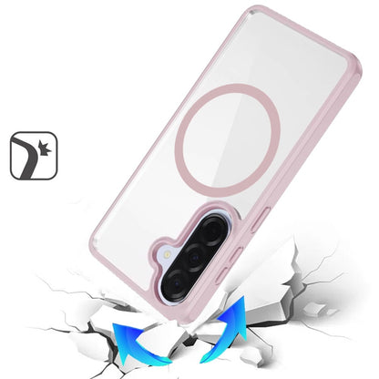 Phone Case for Samsung Galaxy A57 Transparent Magnetic HQ Shockproof Hybrid 2.0mm Thick AntiSlip Grip Drop Protection Rugged Clear Durable Impact Cover