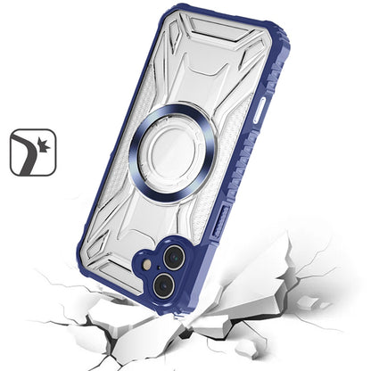 For Apple iPhone 16 Plus (6.7") MagSafe Compatible Pattern Clear Transparent Rugged Hybrid Magnetic TPU Shockproof Armor Case Cover