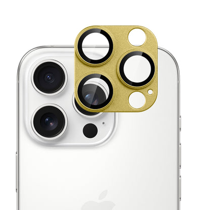 Camera Lens Protector for Apple iPhone 15 Pro Max Camera Lens Protector Tempered Glass Metal Frame Scratch Resistant HD Clear Precision Fit