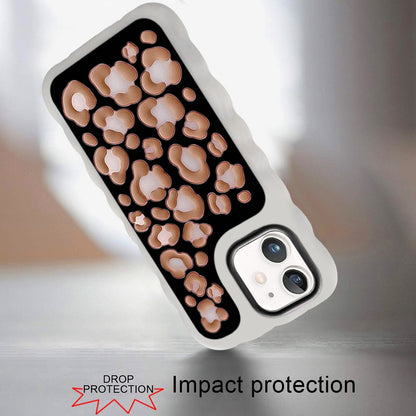 Phone Case for Apple iPhone 12 /12 Pro Fashionable Silicone Textured Decorative Design Pattern Protective Rubber TPU Hybrid Protection Cover