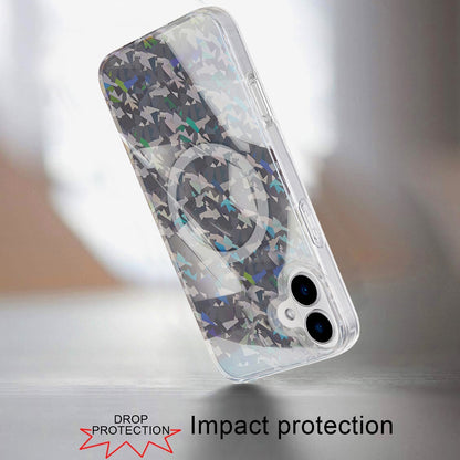 For Apple iPhone 16 Pro Double Layer IMD Stylish Magnetic Hybrid Shockproof Durable Fashion Design Secure Grip Slim TPU Case Cover