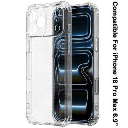 Shockproof Thick Clear TPU Flexible Bumper Impact Resistant Reinforced Edge Protection