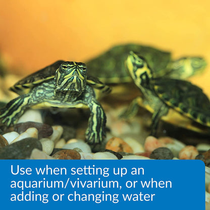 API Turtle Water Conditioner Makes Tap Water Safe [Reptile Supplies] 40 oz (5 x 8 oz)