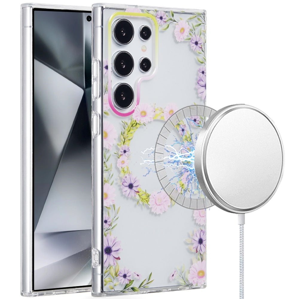 For Samsung Galaxy S23 FE /Fan Edition Durable Fashion IMD Printed Design TPU Slim Shockproof Protective Case with Stylish Pattern Case Cover