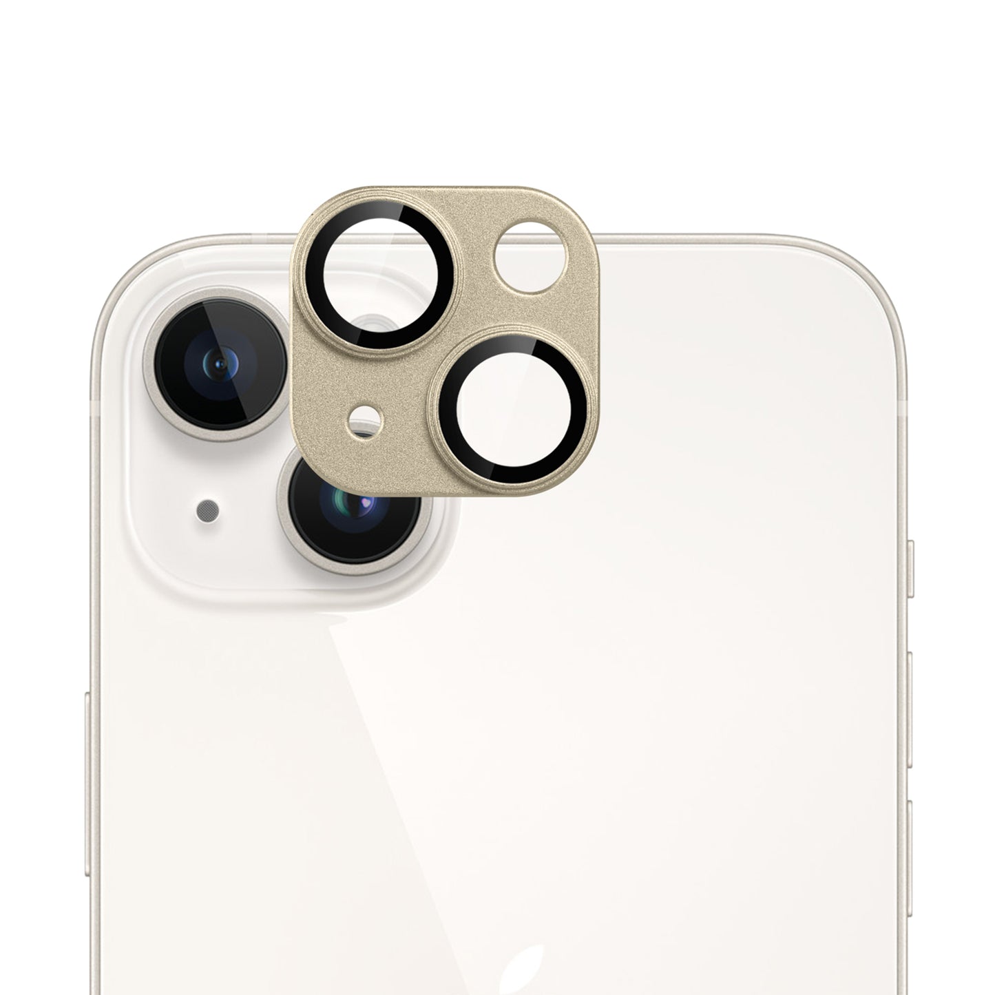Camera Lens Protector for Apple iPhone 14 Camera Lens Protector Tempered Glass Metal Frame Scratch Resistant HD Clear Precision Fit