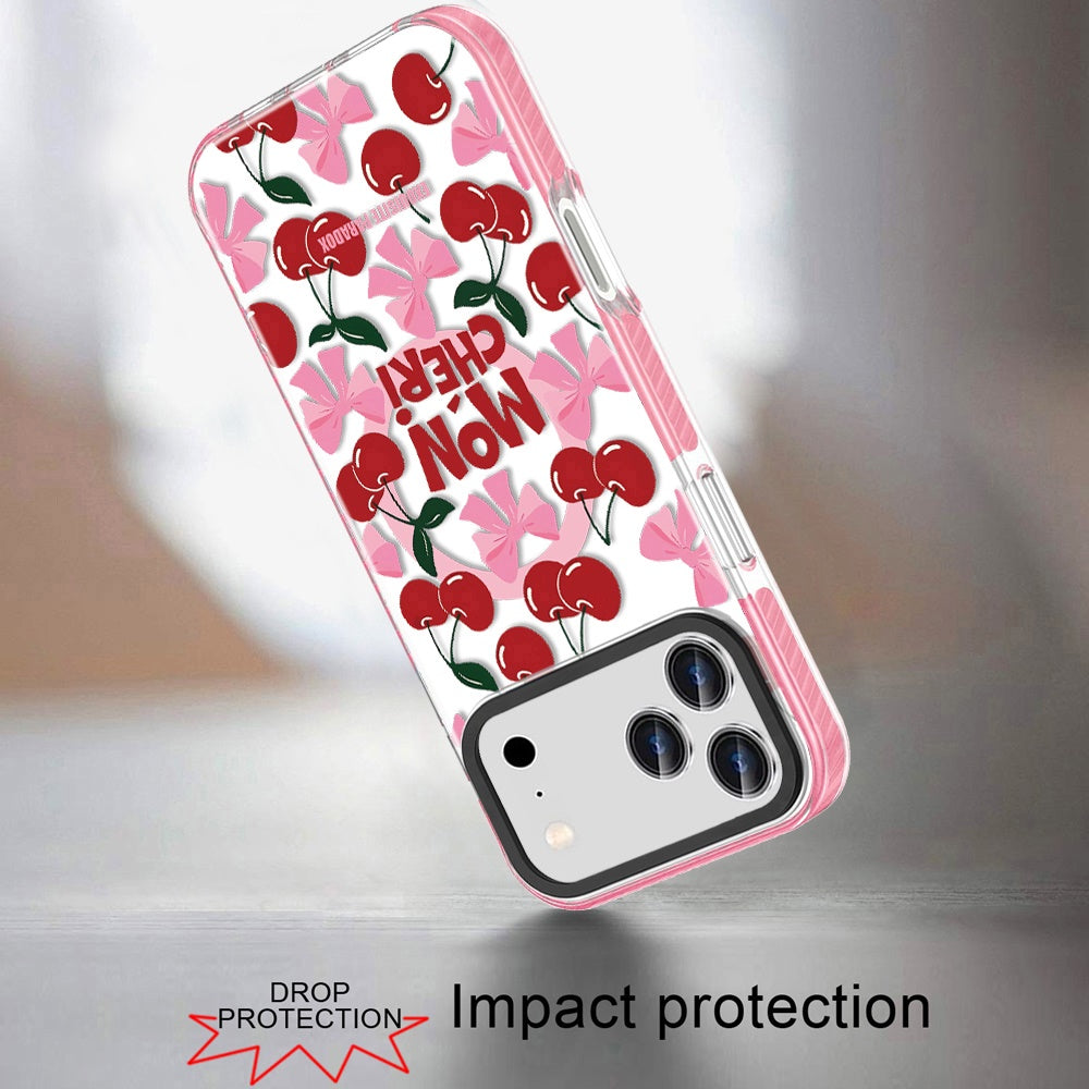 Phone Case for Apple iPhone 18 Pro/ iPhone 17 Pro Magnetic Hybrid IMD Floral Compatible with MagSafe Shockproof Slim Hybrid Fashion Design TPU Protective Cover