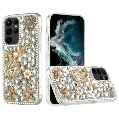 For Motorola Moto G Stylus 5G 2025 Bling Crystal 3D Full Diamonds Luxury Sparkle Rhinestone Hybrid Protective Case Cover
