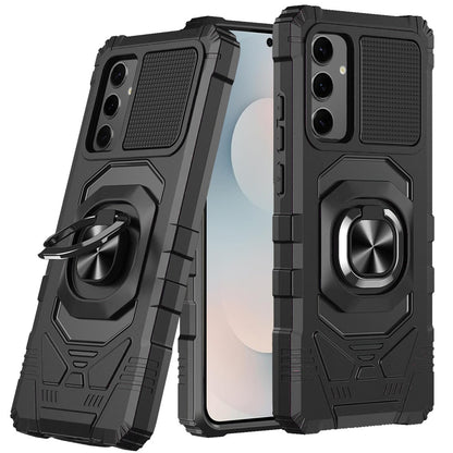 For Samsung Galaxy S26 Hybrid Dual Layer with 360° Rotate Magnetic Ring Stand Holder Kickstand TPU Rugged PC Shockproof Case Cover