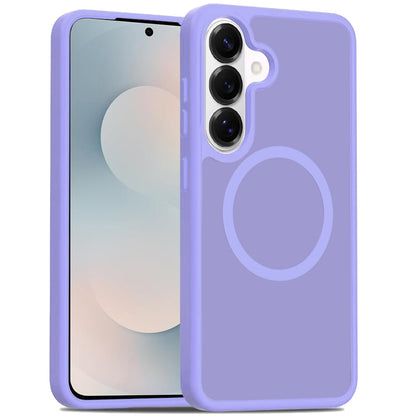 For Samsung Galaxy S26+ / S26 Plus MagSafe Compatible Integrated Technology Clean Transparent Hybrid Armor TPU Frame Case Cover