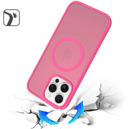 For Apple iPhone 13 Pro MagSafe Compatible Case Hybrid Soft TPU Bumper Hard Translucent Matte Back Slim Shockproof Case Cover