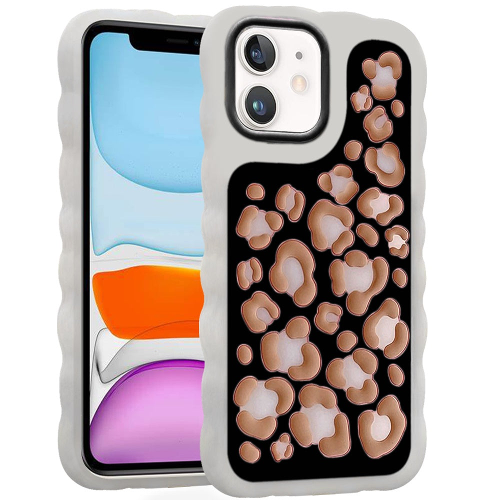 Phone Case for Apple iPhone 11 Fashionable Silicone Textured Decorative Design Pattern Protective Rubber TPU Hybrid Protection Cover