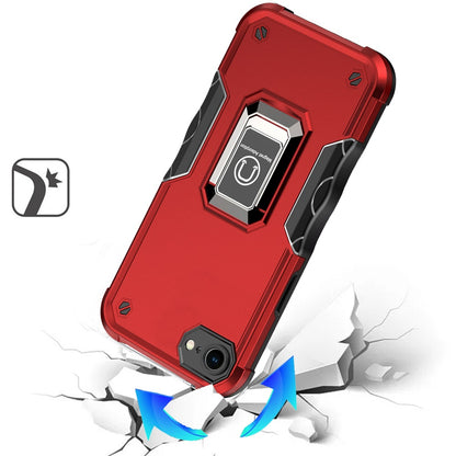 For Apple iPhone 17E /16E Hybrid Stand Magnetic Ring Holder Kickstand Heavy Duty Rugged Drop Silicone & Hard PC Shockproof Case Cover