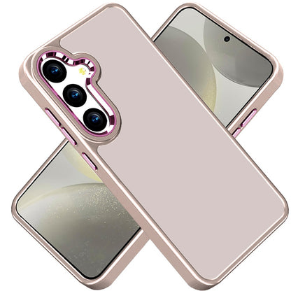 For Apple iPhone 17E /16E Slim Fit Thin Hybrid,Frosted Matte Polished Acrylic Hard PC with TPU Rubber Frame Case Cover
