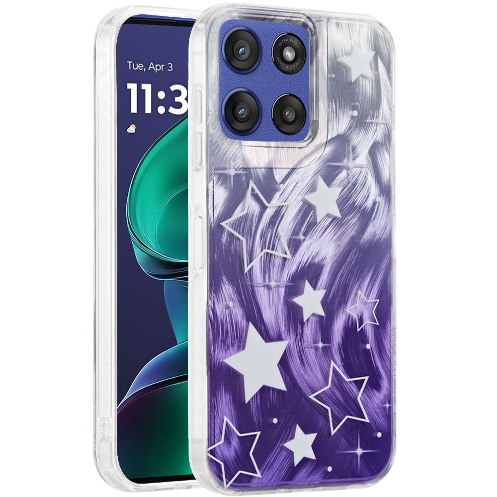 For Motorola Moto G Stylus 5G 2026 /2025 Fashion Layer Design Slim IMD TPU Protective, Shockproof Hybrid Stylish Durable Hard PC Case Cover