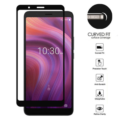 Screen Protector for Apple iPhone 18 Pro Max / 17 Pro Max Tempered Glass Screen Protector [Full Coverage] Curved Black Edged 9H Hardness Glass Screen Protector Clear Black