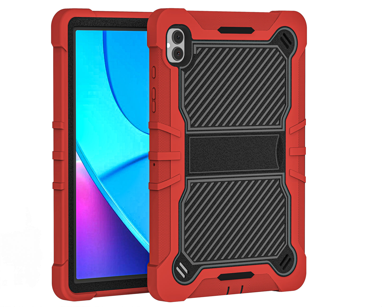 Tablet Case for Boost Celero 5G TAB Hybrid Rugged Kickstand Heavy Duty Shockproof Armor Dual Layer Hard PC Soft TPU Drop Protection Cover