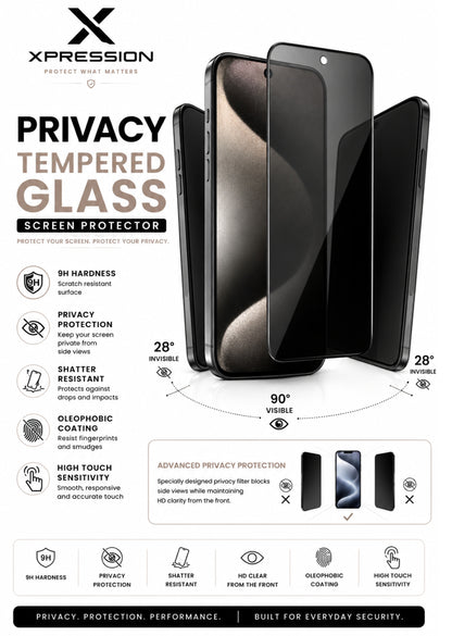 Screen Protector for Samsung Galaxy S26 FE /S26 Fan Edition Tempered Glass Screen Protector Privacy Anti-Spy Anti Peeping 9H, Black Screen Guard Easy to Install Black