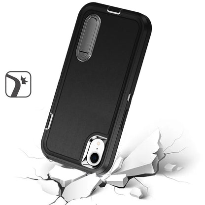 3in1 Tough Rugged Kickstand Shockproof Armor Grip Heavy Duty Drop Resistant Protective Hybrid