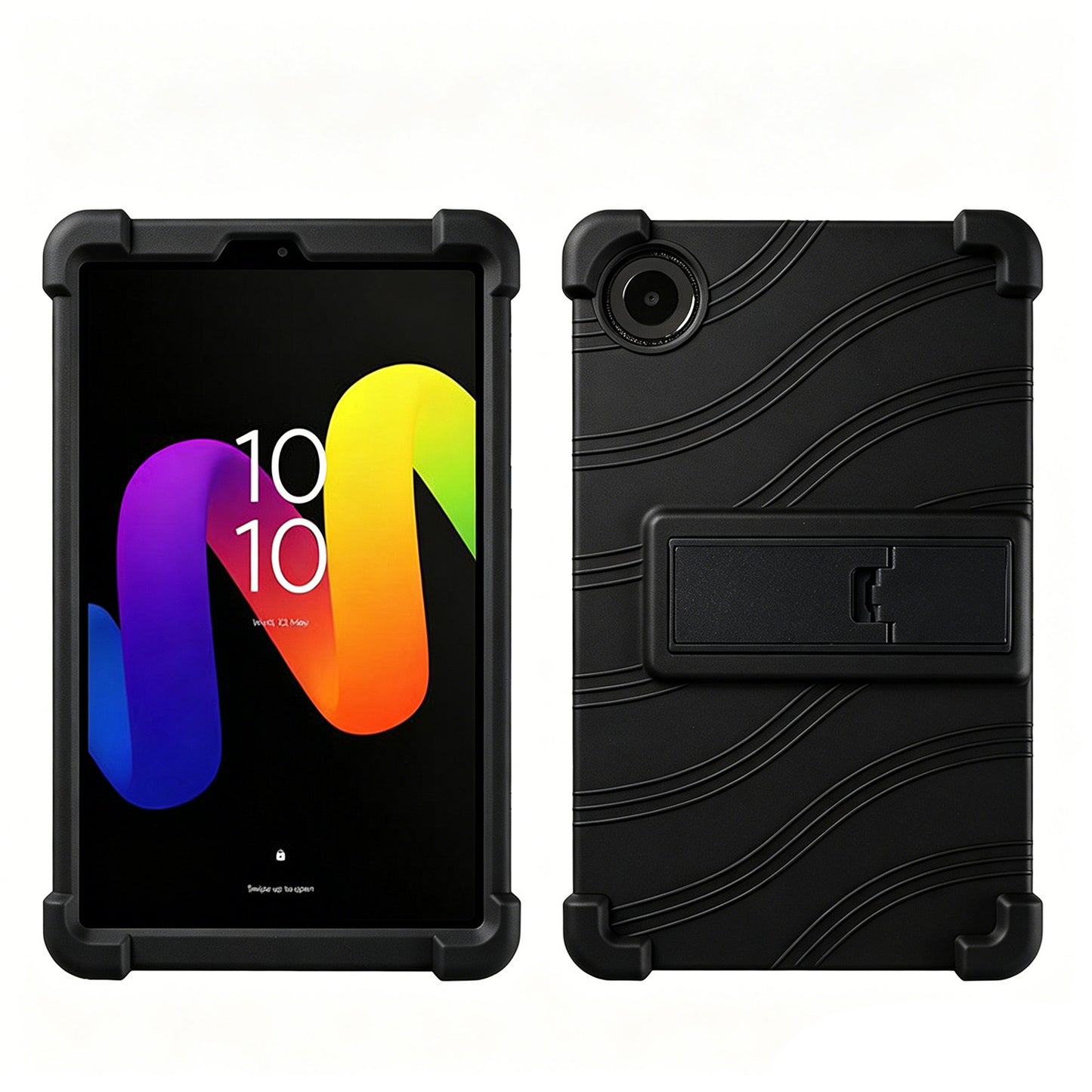 Tablet Case for TCL Tab 8 NXTPAPER Thick Shockproof Silicone Heavy Duty Rugged Hybrid Full Body Drop Protection Detachable Stand Cover