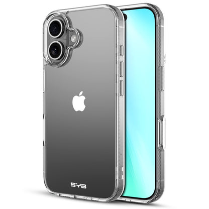 For Sturdy Case Gummy Rubber Hard Silicone TPU Slim Fit Cover for Apple iPhone 16 Plus - Highly Transparent Clear Case Cover Clear