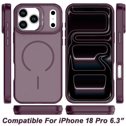 Phone Case for Apple iPhone 18 Pro/ 17 Pro Premium Matte Magnetic Camera Stand Hybrid Shockproof Rugged Protective Anti Scratch Durable Grip Metal Buttons Cover