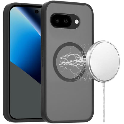For Google Pixel 10a MagSafe Compatible Case Hybrid Soft TPU Bumper Hard Translucent Matte Back Slim Shockproof Case Cover