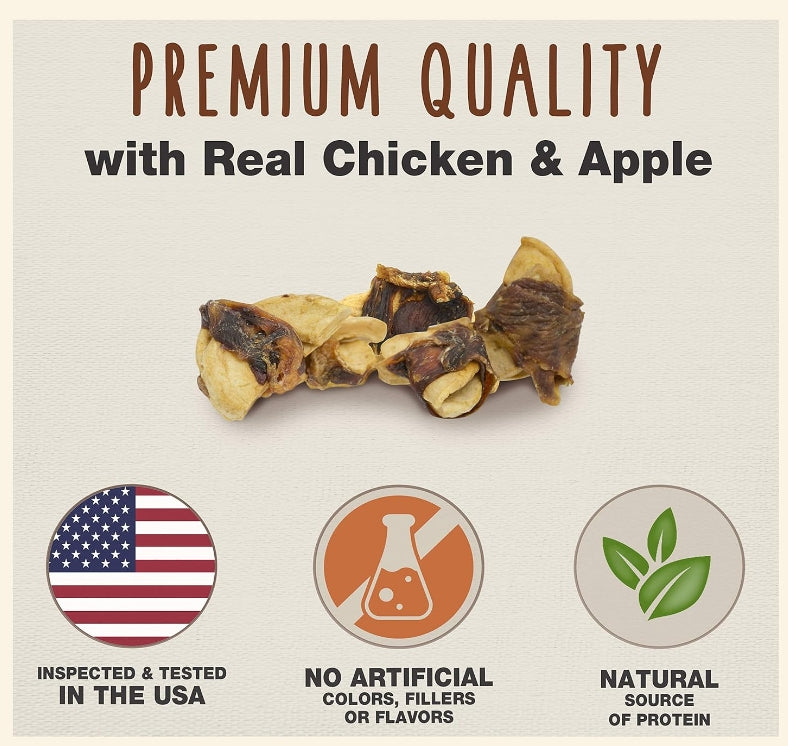 Cadet Gourmet Chicken and Apple Wraps [Dog Supplies] 14 oz