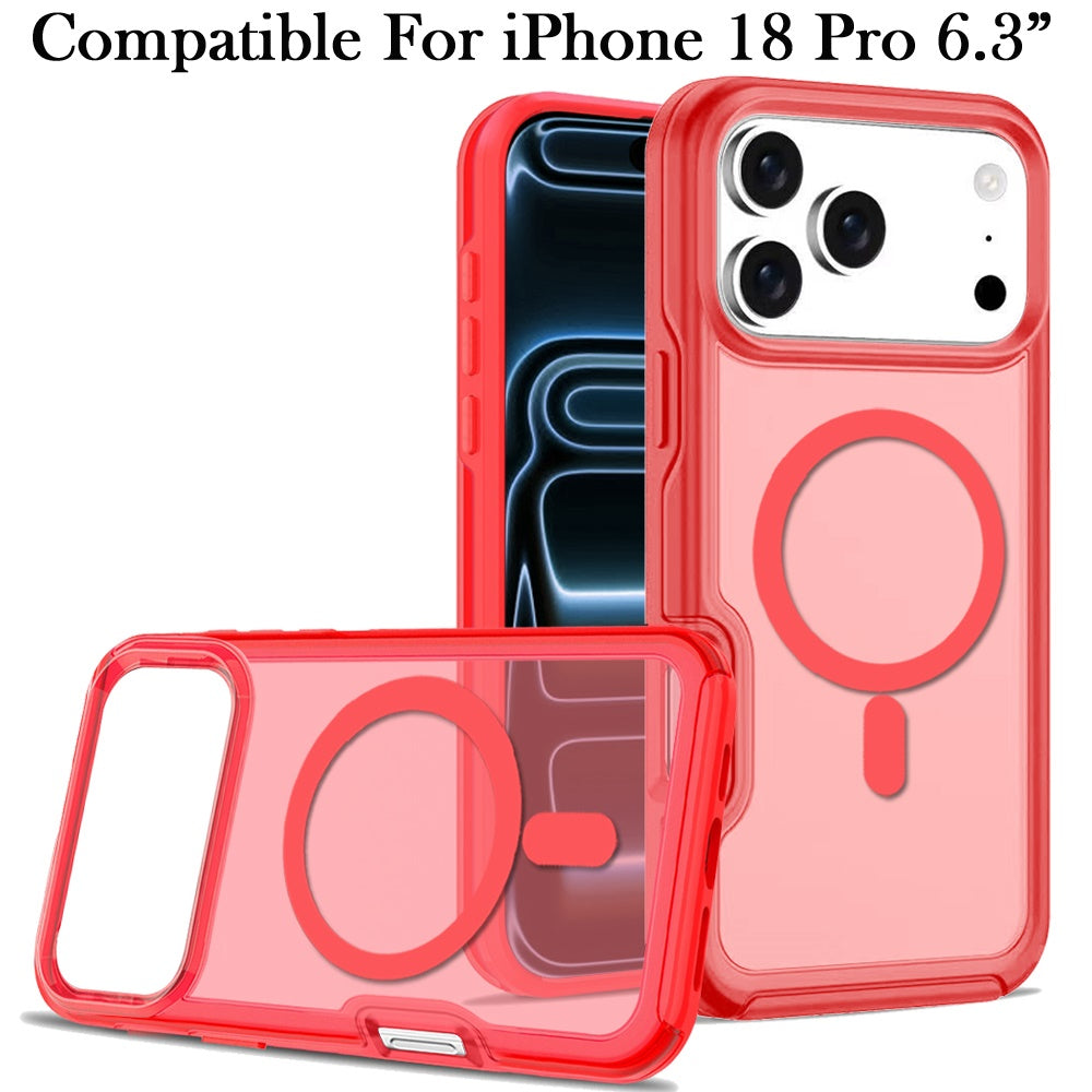 Glossy Magnetic Compatible Shockproof Slim TPU Durable Hard PC Rubber Grip Premium Hybrid
