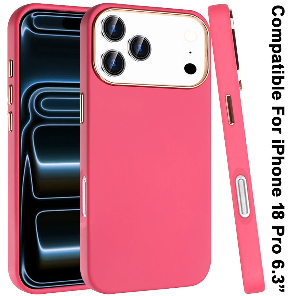 Hybrid Silicone TPU Rubber Chromed Edge TPU Bumper Reinforced Corners Shock Absorbing Protection