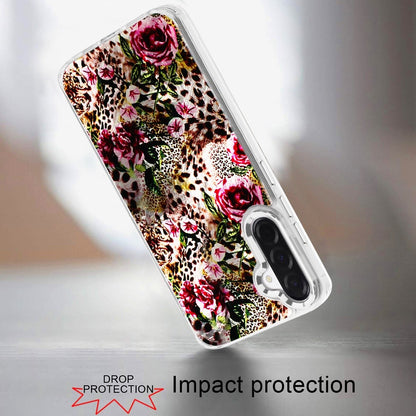 Phone Case for Samsung Galaxy A57 Luxury Glitter Epoxy Design Chrome Metallic Edge Shockproof Protective Stylish Fashion Durable Slim Premium Finish Cover