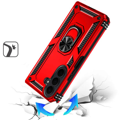 Phone Case for Samsung Galaxy Z Fold 8 Ultra Rotatable Ring Stand Shockproof Hybrid Armor Anti Slip Heavy Duty Fit Magnetic Car Mount Durable Grip Cover