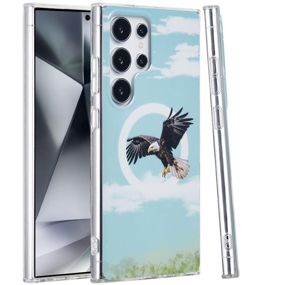 For Samsung Galaxy S25 Ultra Durable Fashion IMD Printed Design TPU Slim Shockproof Protective Case with Stylish Pattern Case Cover
