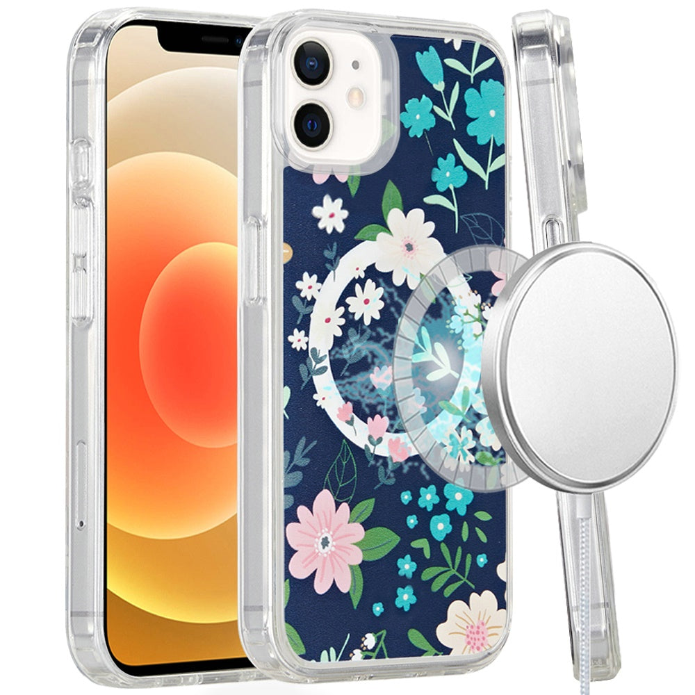 For Apple iPhone 16 Plus (6.7") Magsafe Case Cute Pattern Design Durable Shockproof SlimTPU Hard Back [Compatible with Magsafe] Case Cover