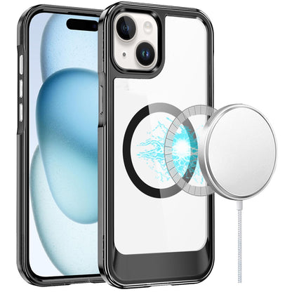 For Apple iPhone 12 /12 Pro Transparent HQ Hybrid Slim, Shockproof, Compatible with MagSafe wireless charging & Military-Grade Case Cover