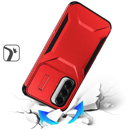 Phone Case for Samsung Galaxy A27 Shockproof Hybrid Rugged Grip Camera Window Guard Window Protective Heavy Duty Slim Textured Design Cover