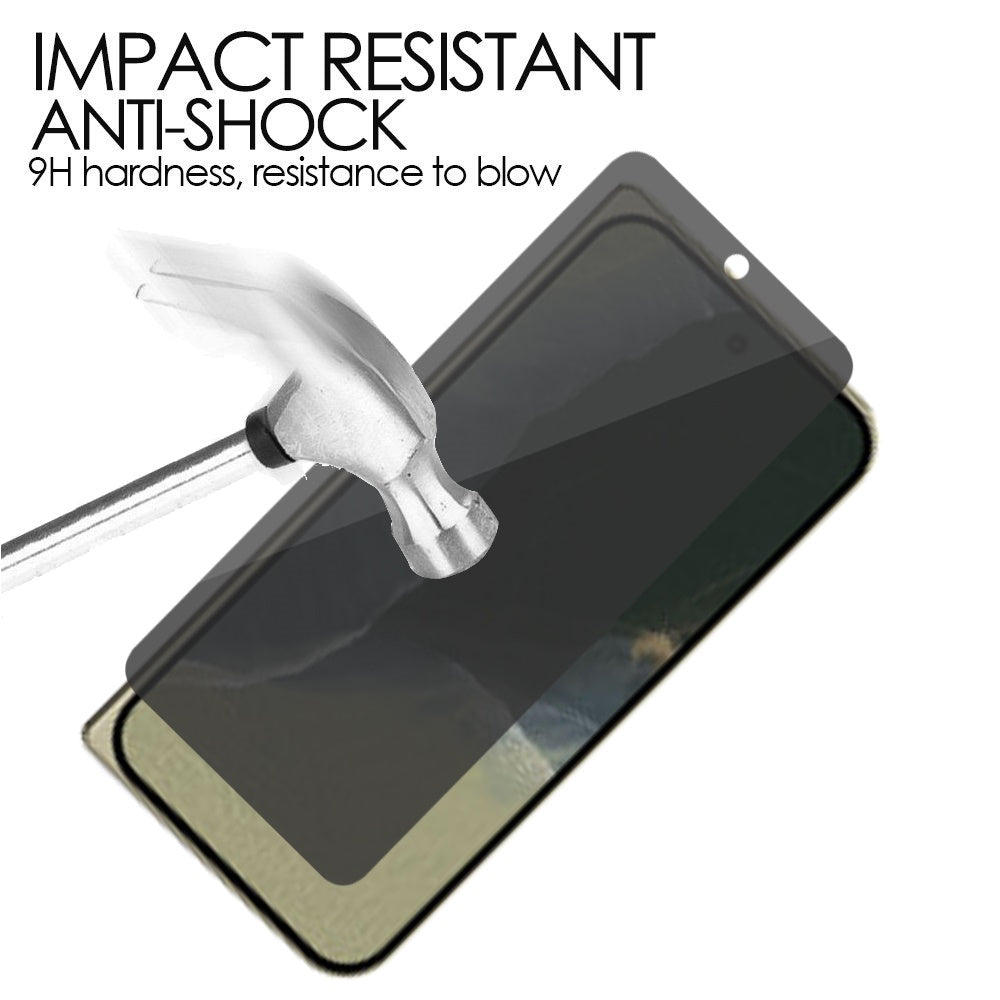 Screen Protector for Google Pixel 11 Pro Fold Tempered Glass Screen Protector Privacy Anti-Spy Anti Peeping 9H, Black Screen Guard Easy to Install Black