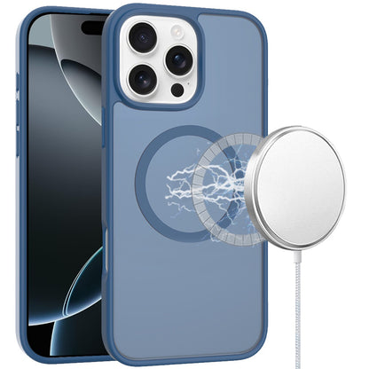 Magnetic Matte Hybrid Shockproof Smooth Grip Durable Camera Protection Anti-Slip Soft Touch TPU Armor