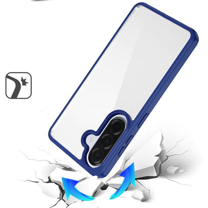 Phone Case for Samsung Galaxy A57 Transparent Thick 2.0mm Hybrid Shockproof Rubber TPU Protective Slim Fit Grip Durable Clear HQ Design Cover Blue