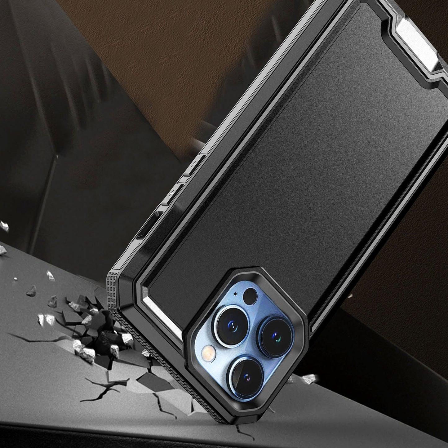 For Samsung Galaxy A36 Tough Modern Fused Hybrid Armor Hard PC TPU Rubber Shockproof Drop Protection Impact Case Cover