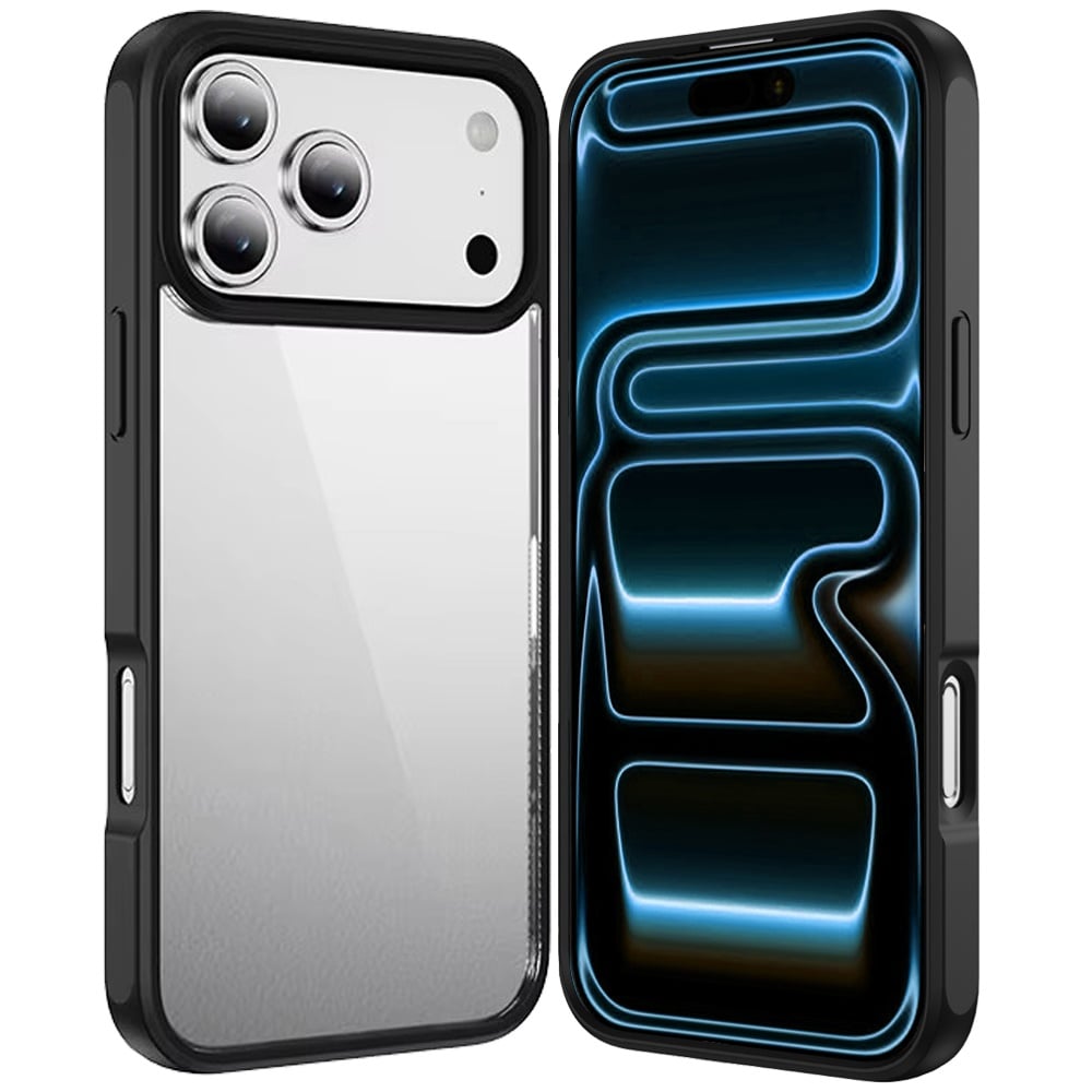 Phone Case for Apple iPhone 18 Pro Transparent Thick 2.0mm Hybrid Shockproof Rubber TPU Protective Slim Fit Grip Durable Clear HQ Design Cover