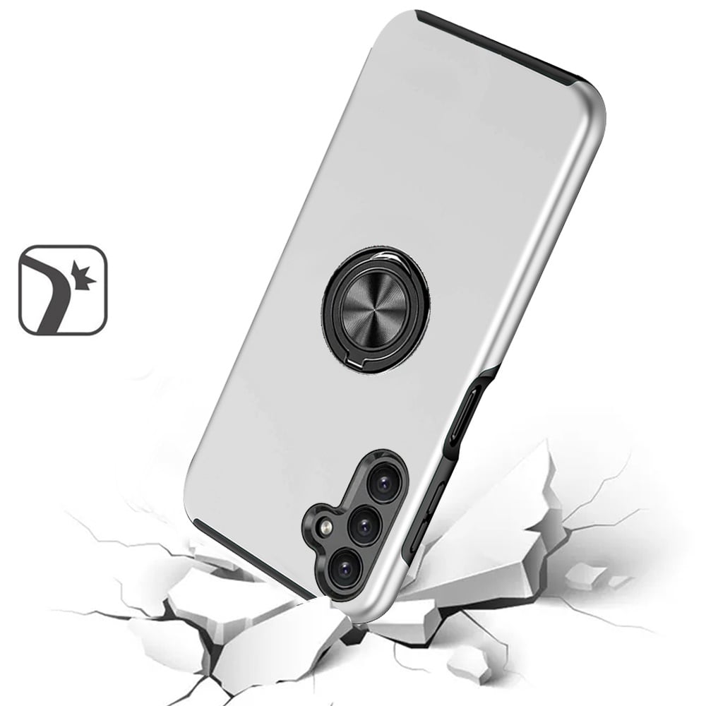 Invisible Ring Stand Shockproof Anti Slip Durable Grip Protective Hybrid Fit Magnetic Car Mount Holder