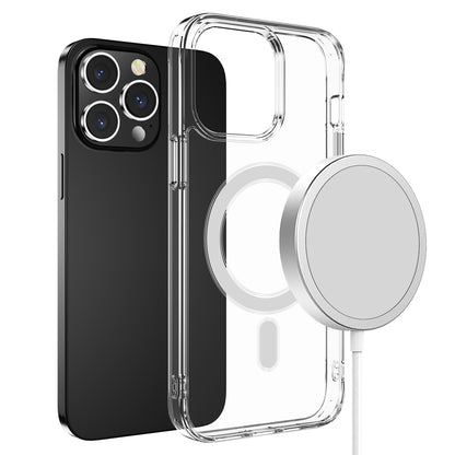 For Samsung Galaxy S25+ /S25 Plus /S24+ Plus Clear Magnetic Case with Built-in Magnets Compatible with MagSafe Slim Soft TPU Bumper Case Cover Transparent