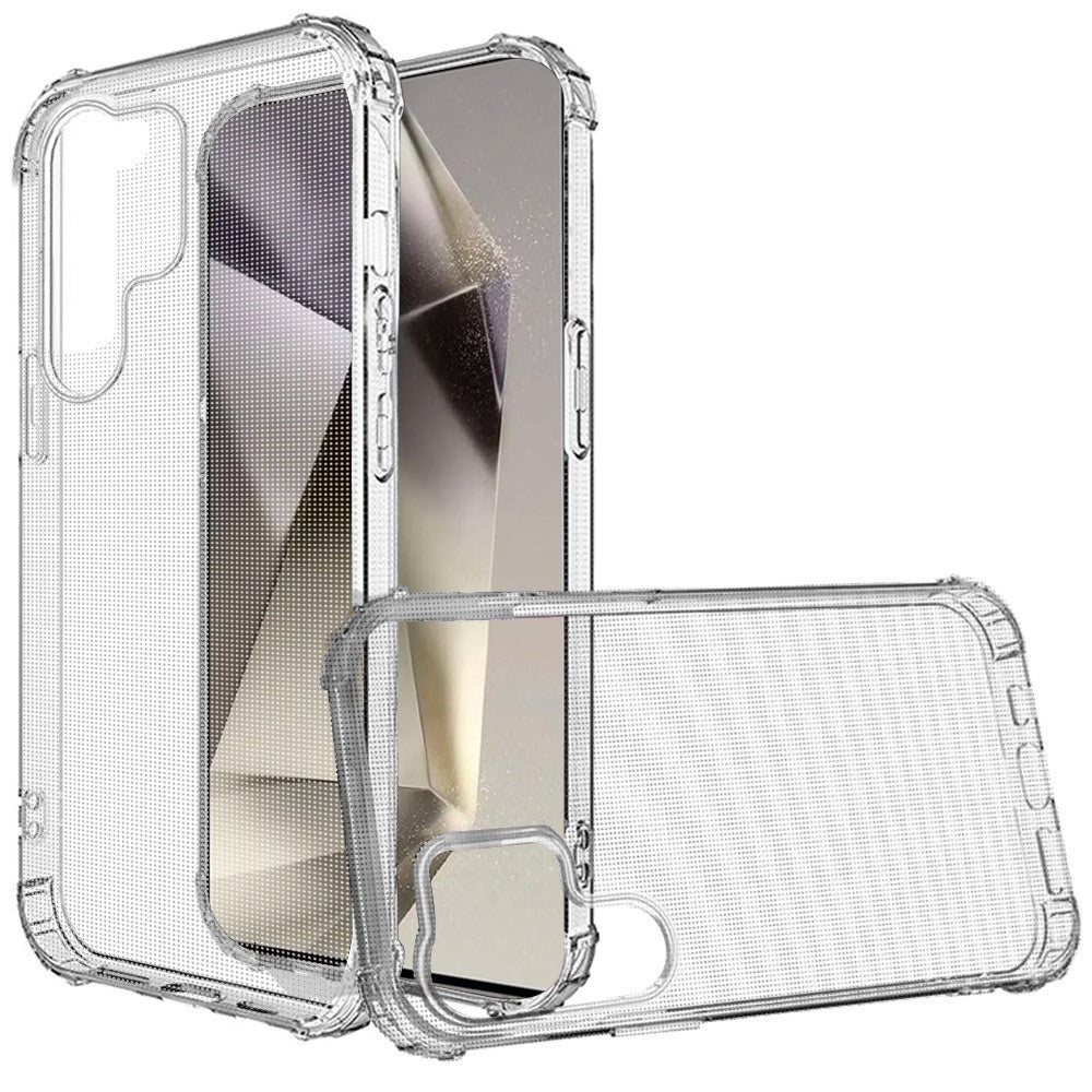 For Samsung Galaxy S26 Hybrid Clear TPU Bumper, Shockproof, Rubber Silicone 4 Corners Gel, Lightweight, Protective Slim Back Case Cover Clear